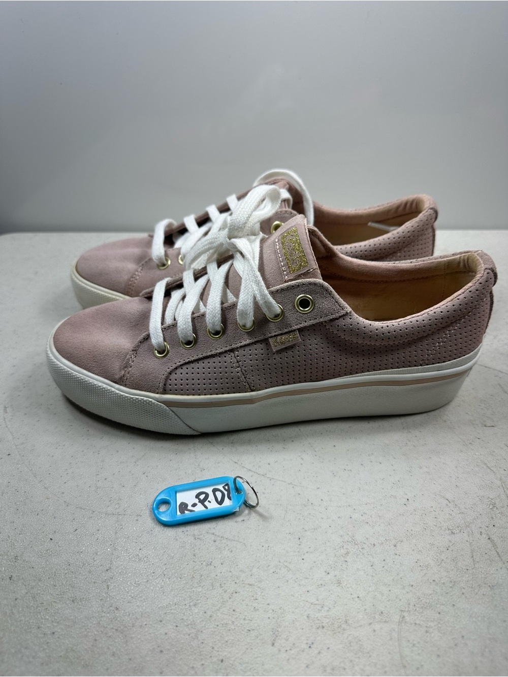 Keds Jump Kick Duo Mauve Perforated Sneakers WH66049 8,5